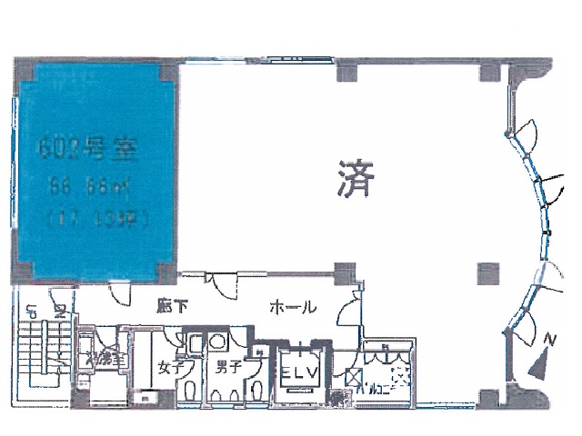 新宿ミハマ602号室間取り図.jpg