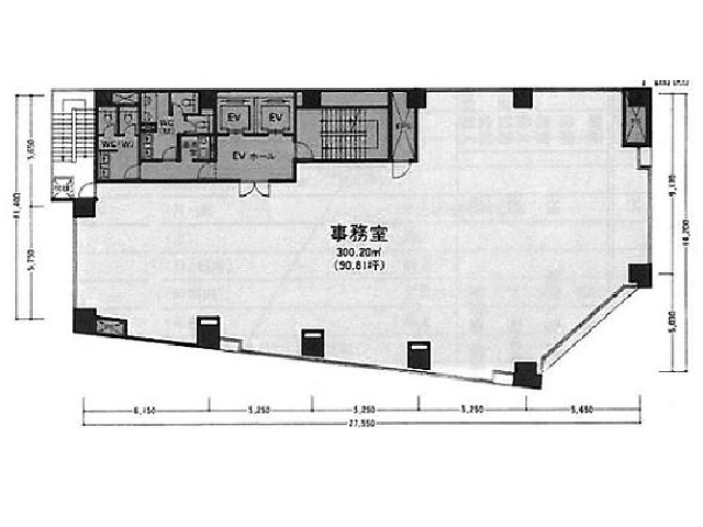 竹橋3-3ビル基準階間取り図.jpg