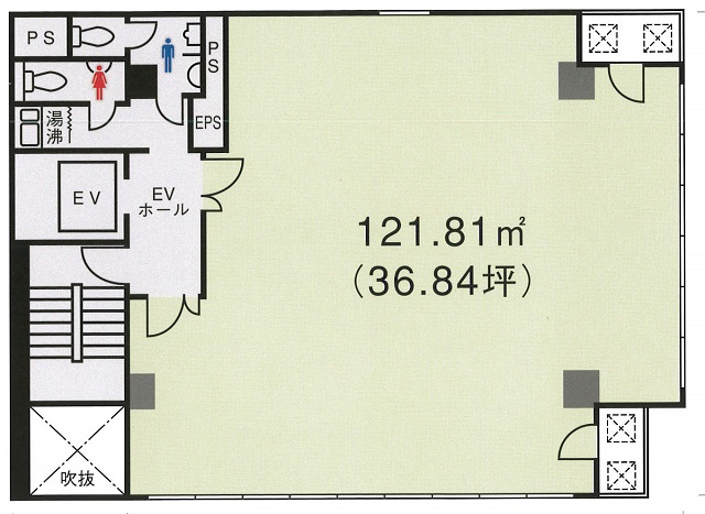 淡路町イーストビル 2~5F 基準階間取り図.jpg