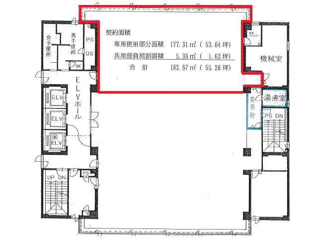 大手門パインビル5階55.26坪間取り図.jpg