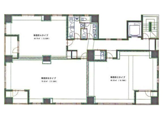 東京都 2階 19.76坪の間取り図