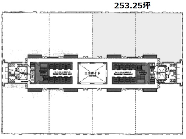 神奈川県 18階 253.25坪の間取り図