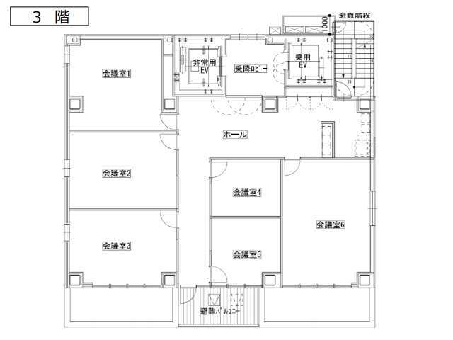（仮称）中央区日本橋二丁目新築計画3F64.77T間取り図.jpg