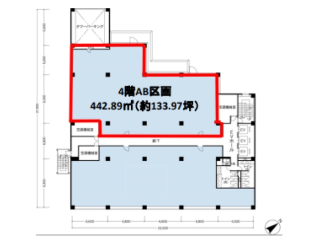 KDX横浜リバーサイド4FAB区画133.97T間取り図.jpg