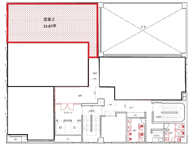 東洋証券広島スクエアビル5階22.87坪間取り図.jpg