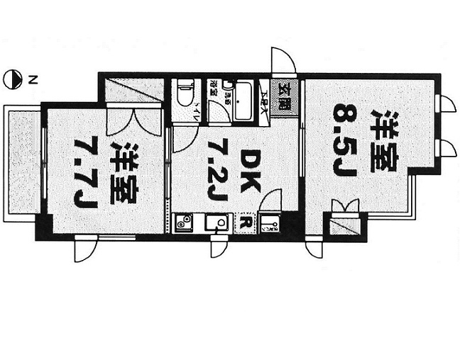 月村マンション№25 13.11T間取り図.jpg