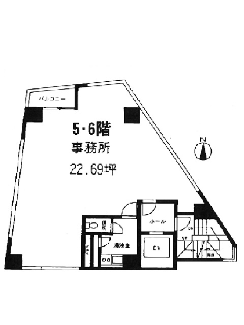 トミー（西新宿）5・6F22.69T間取り図.jpg