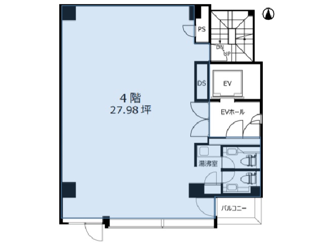 肥後橋辰巳ビル_4F_27.98坪_間取り図.jpg