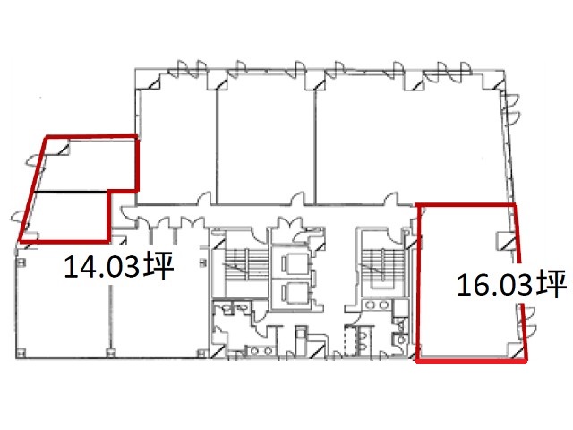 島根県 6階 16.03坪の間取り図