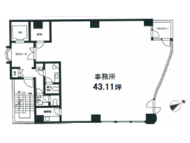 ビリーヴ新宿2F43.11T間取り図.jpg