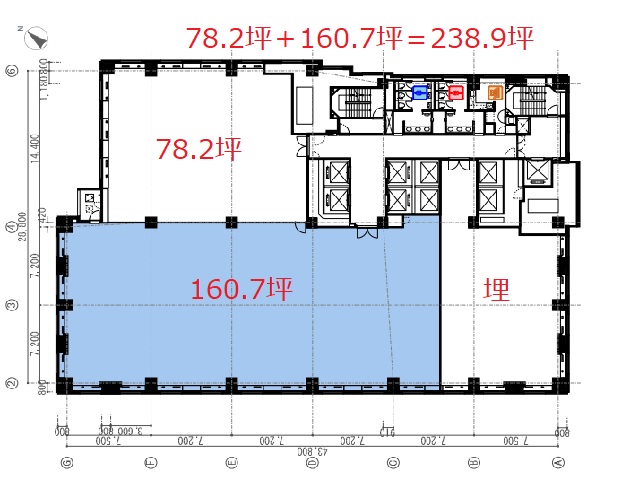 虎ノ門2丁目タワー8階78.2,160.7坪間取り図.jpg