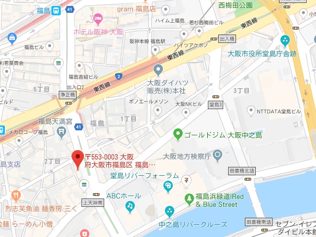 ナンエイ福島ビル　地図 間取り図.jpg