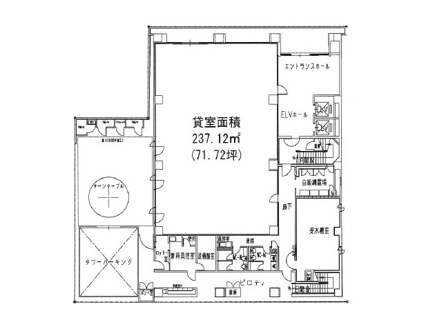 明治安田生命鹿児島中央町ビル　1階71坪　間取り図.jpg