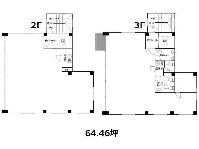 協栄（芝大門）2F3F64.46T間取り図.jpg