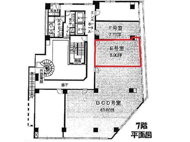 NLC新大阪パワービル　7階E号室　8.9坪　間取り図.jpg