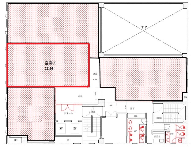 東洋証券広島スクエアビル4階21.95坪間取り図.jpg