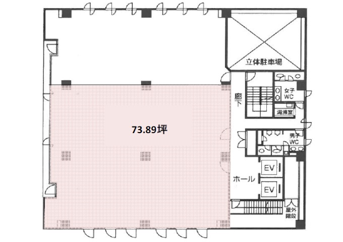 中尾ロイヤルビル9F73.89坪　間取り図.jpg