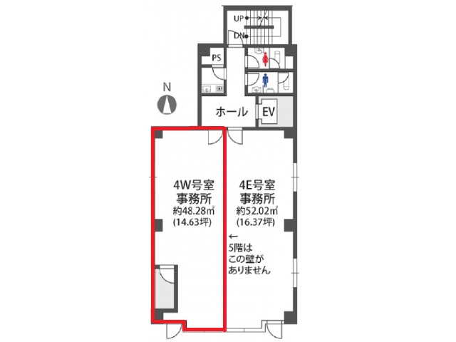 上本町IBPタワー　4階W号室　間取り図.jpg