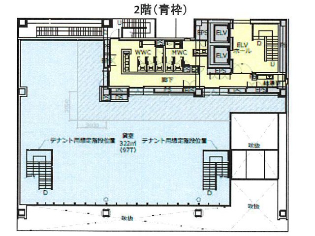 （仮称）伊予銀行福岡支店建替えプロジェクト2F間取り図.jpg