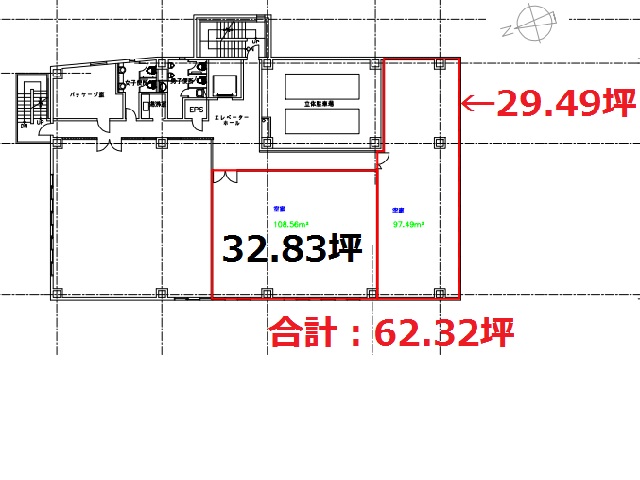 日本生命布施駅前ビル3階29.49坪32.83坪62.32坪間取り図.jpg