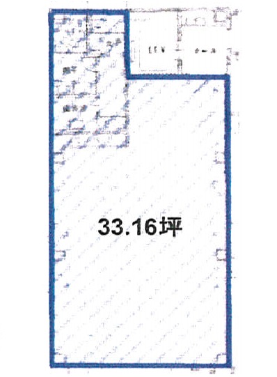 東京都 8階 33.16坪の間取り図