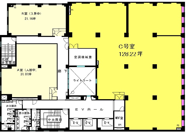 近三ビルディング６階128.22坪間取り図.jpg