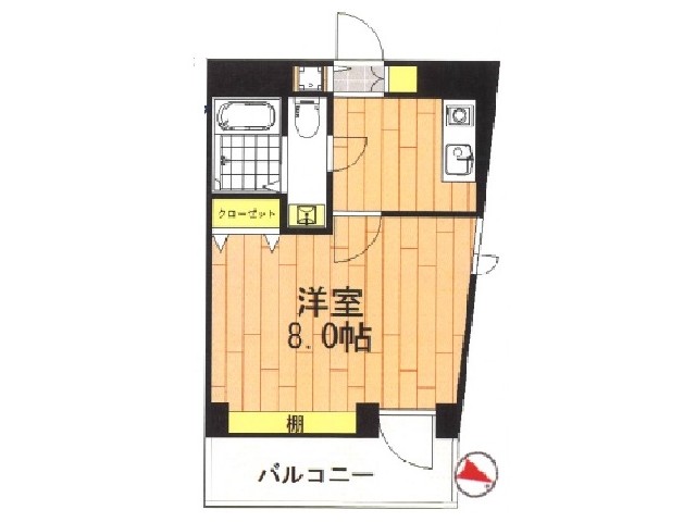 コンフォート中目黒406号室間取り図.jpg