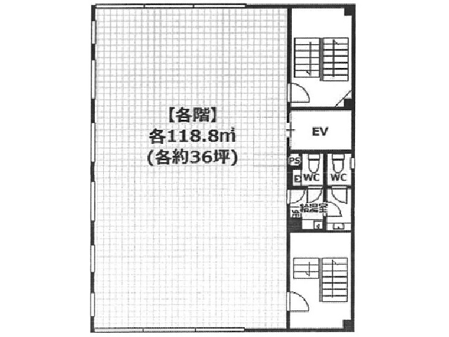 KCI（日本橋富沢町）36.00T基準階間取り図.jpg