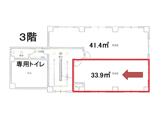 FM Tenroku Exit 13 BLDG3F　間取り図.jpg