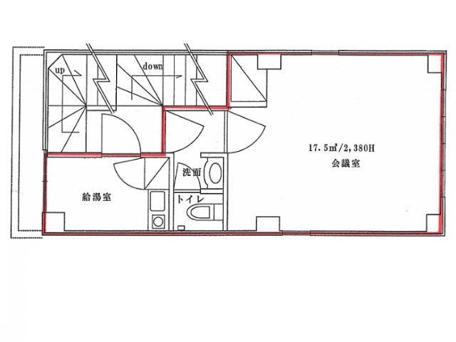 博多リバーゲートビル2F8.43坪間取り図.jpg