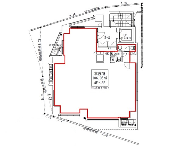 西新宿五丁目プロジェクト基準階間取り図.jpg