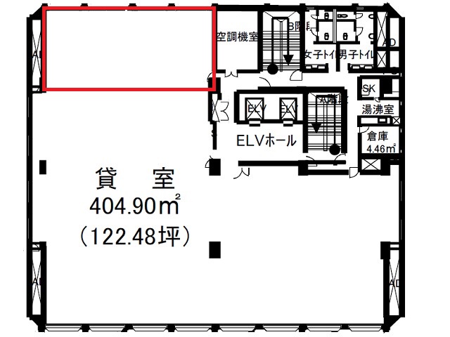 長崎第一生命ビル間取り図3F19.63.jpg
