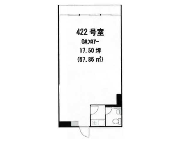 東京セントラル表参道4F422号室17.50T間取り図.jpg