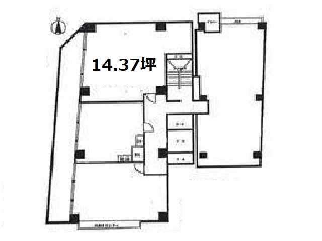 伊藤（鶴屋町2）403号室14.37T間取り図.jpg