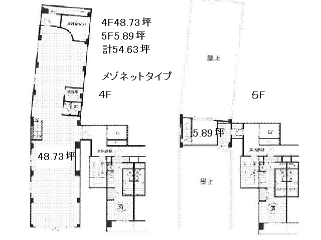 グローバル県庁前ビル4階5階間取り図.jpg