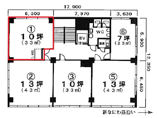奥内第8ビル　1号室　間取り図.jpg