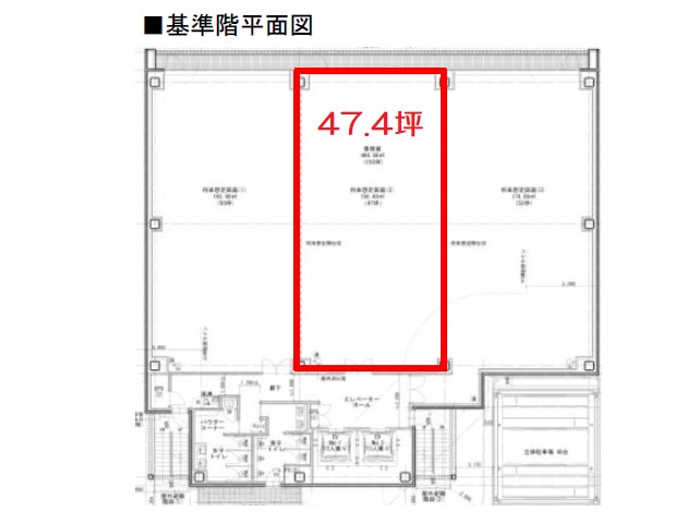 東比恵ビジネスセンターⅢ2F47.40間取り図.jpg