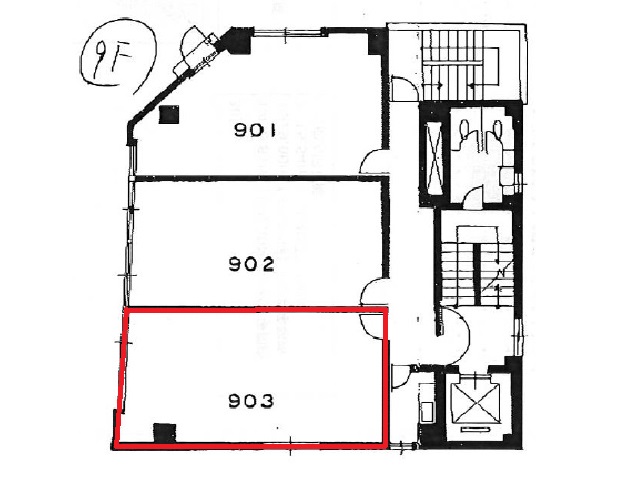 キャビン西本町ビル　903　間取り図.jpg