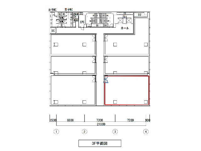 尼崎KRビル　3階　303号室　25.18坪　間取り図.jpg