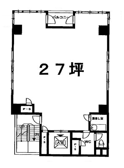 新橋ユタカ27T基準階間取り図.jpg