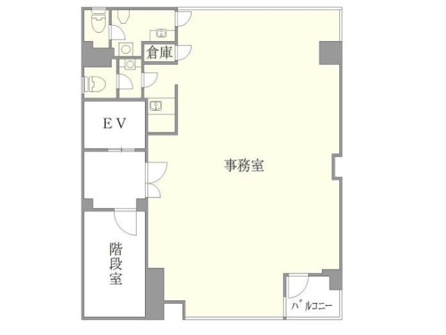 東京都 5階 23.98坪の間取り図