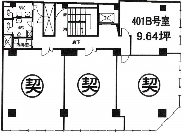 第一住建本町ビル 4F9.64T 間取り図.jpg