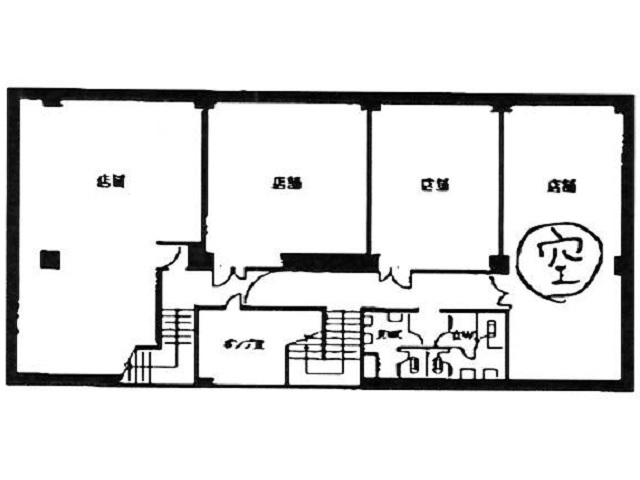 堺筋高橋ビル B1F 基準階間取り図.jpg