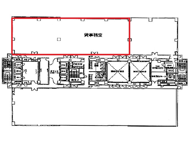 マルイト西梅田ビル　301号室・302号室　統合案　間取り図.jpg