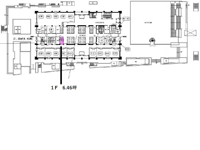 日比谷国際ビル地下1階6.46坪間取り図.jpg