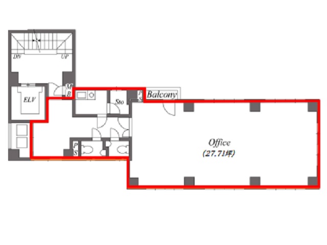 ユースクエア築地 5F 22.71T間取り図.jpg