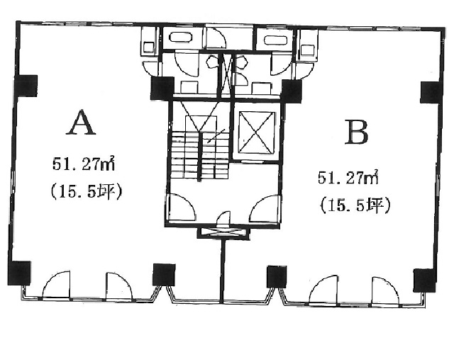 第２矢島ビル（西池袋5）基準階間取り図.jpg