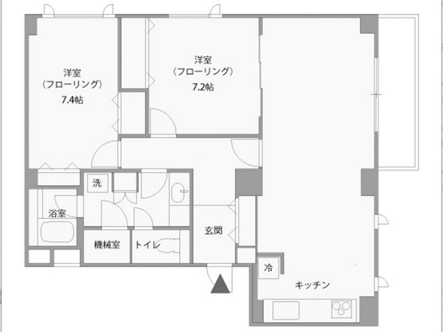 パレロワイヤル南青山2F201間取り図24.17T.jpg