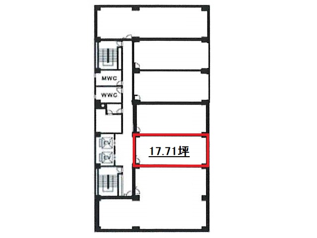 甲南アセット名古屋三博7F3号室17.71T間取り図.jpg