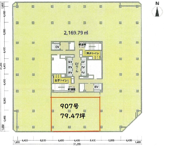 信濃橋三井ビル907号79.47坪間取り図.jpg